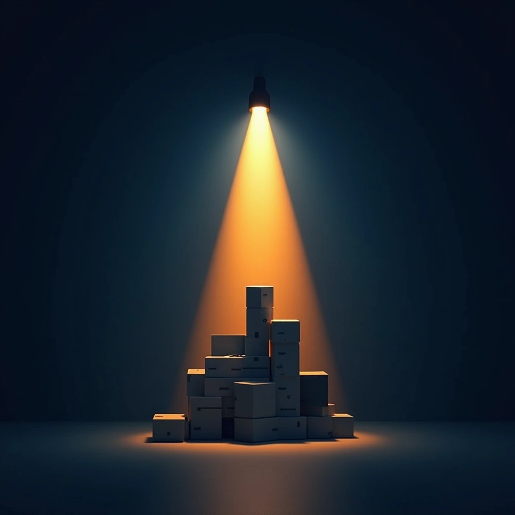 Representação visual de posicionamento estratégico e autoridade de marca