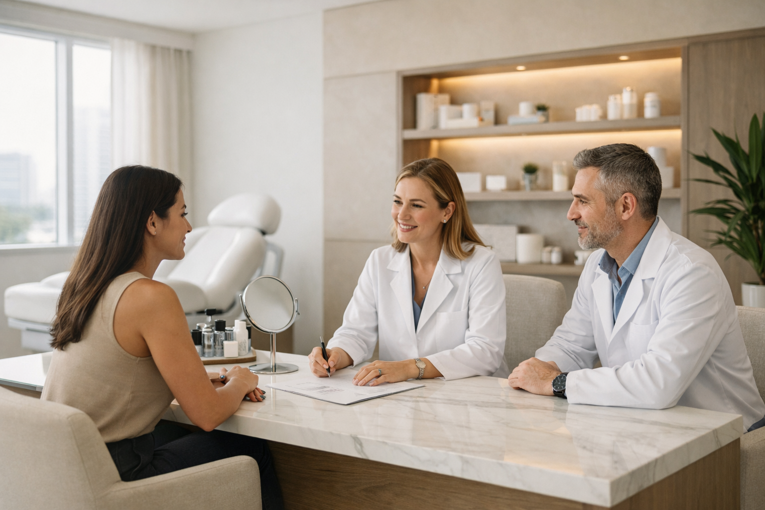 Contexto visual de clínica estética premium em Aclimação, São Paulo